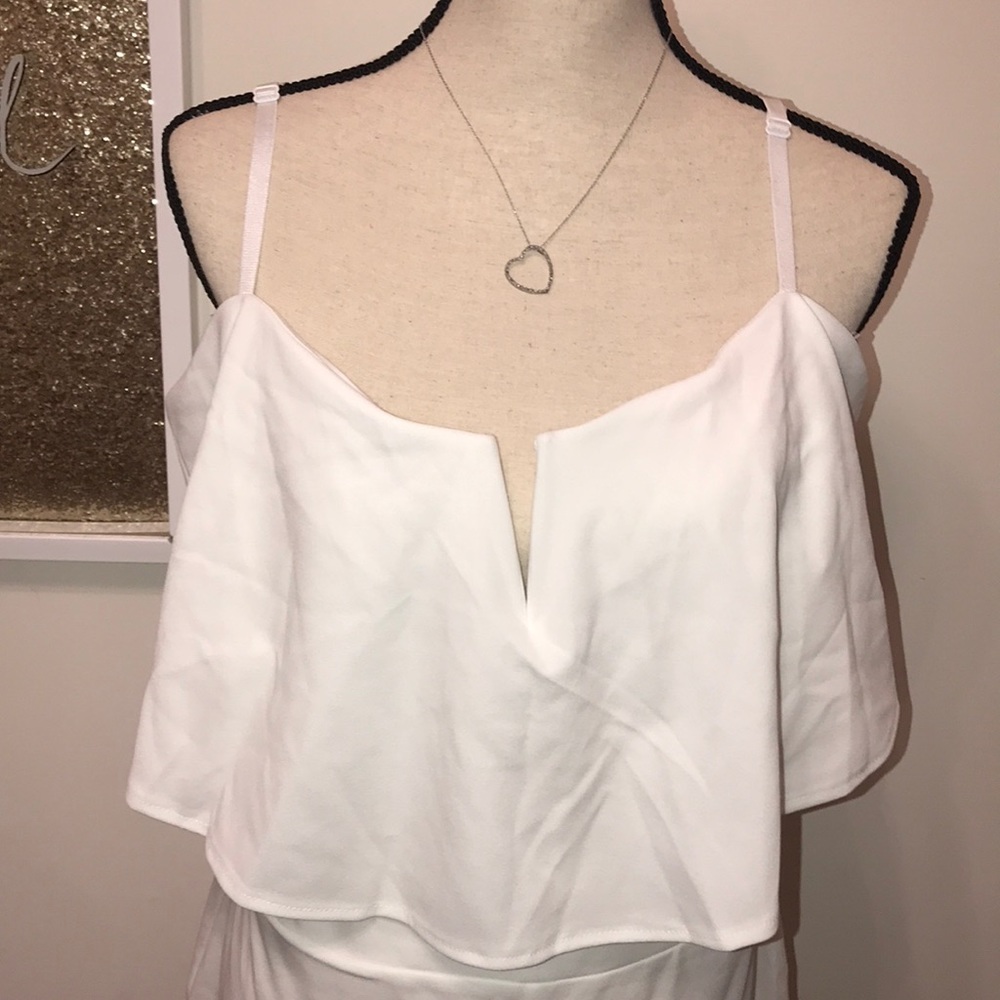 NWOT beautiful white Forever 21 dress - Picture 3 of 8